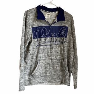 Victoria Secret Pink Pullover Quarter Zip Medium